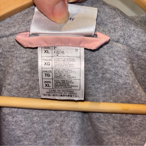 Disneyland Resort Women Jacket XL Pink Lined Parka Hooded Princess Embroidery - Picture 11 of 16